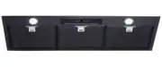 Schweigen 90cm Silent 1600m3/hr Black Steel Undermount Rangehood UM1170-9BSP