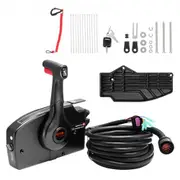 VEVOR Boat Throttle Control, 881170A13 Side-Mounted Outboard Remote Control Box for Mercury PT 4-Stroke, Marine Throttle Control Box with Power Trim S