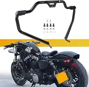 Bravema Motorcycle Engine Guard Crash Bar Fit for 2018-2023 Harley Softail Fat Boy FLFB, Heritage Classic FLHC, Street Bob FXBB, Breakout FXBR, Low Rider FXLR, Deluxe FLDE