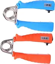 Abaodam 2Pcs Hand Gripper Strength Trainer for Gym Daily Exercise Durable Slip Wrist Exerciser for Enhanced Grip Hand Muscle Strength Random Color Random Color