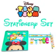 Tsum Tsum Disney Stationery Notebook Paper Clips Erasers Pen Pencil Highlighters