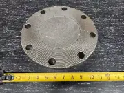 Anvil 4KWP6 6" Flanged Cast Iron Blind Flange Faced And Drilled #125 Made in USA