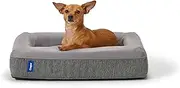 Casper Dog Bed, Plush Memory Foam, Large, Gray