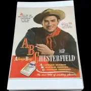 Gregory Peck Chesterfield Cigarettes Poster 11 x 17