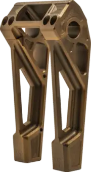 Kodlin Fastback Bronze 6" Straight Handlebar Risers for 2018-2024 Harley Softail