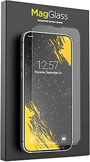 MagGlass Anti-Glare Matte Screen Protector - Designed for iPhone 14 Plus Tempered Glass - Fingerprint/Smudge Proof Full Coverage Display Guard (Case Compatible)