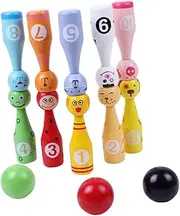 Yardwe Boys and Girls Indoor Game Kit Animal Bowling Toy Parent-Child Toy Safe Material Easy Setup Fun Play