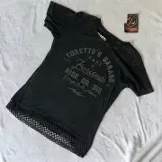 Fast & The Furious By Affliction Distressed Black Graphic T-Shirt Size Small