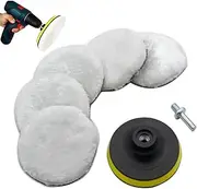 7Pcs Wool Polishing Buffing Pad Set for Car Polisher Buffer Wheel