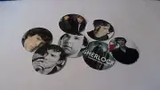 Pre Cut One Inch Bottle Cap Images Sherlock Free Shipping