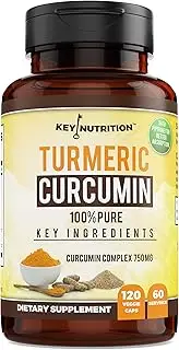 Turmeric Curcumin 1500mg with Black Pepper Extract & Nettle Leaf- 2 Month Supply-Maximum Pain Releif 120 Capsules High Absorption Formula with 95% Curcumunoids - Antioxidant? Anti inflammatory