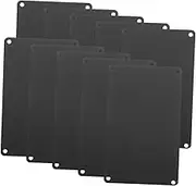 LAPYAPPE 10 Pack Aluminum Craft Plates for Engraving Industrial Hotel Name Tags Black Oxide Metal Sign Modern Decorative Tags
