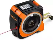 TackLife 3-in-1 LASER TAPE MEASURE & DISTANCE WHEEL Tool TM-L02 Li-Ion Case NEW
