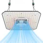VIVOSUN 100W LED Grow Light Full Spectrum for Grow Tent Lighting & Ventilation