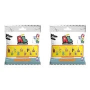 2PK Alphabet Lore Collector Clips Alphabet Toys Series 1 Assorted Kids 6y+