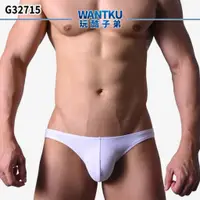 在飛比找蝦皮商城優惠-【WANTKU 玩酷子弟】羅紋彈性棉低腰三角褲 男內褲｜G3