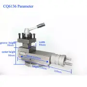 Swing Bench Quick Change Metric posts & holders Slide Tool CQ6136 Lathe Blade