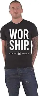 [Rock Off officially licensed products] Sleep Token Worship Band Logo T Shirt