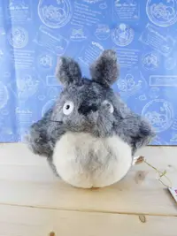 在飛比找樂天市場購物網優惠-【震撼精品百貨】となりのトトロTotoro 絨毛娃娃-深灰色