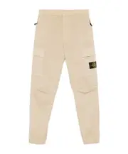 Stone Island Logo Patch Elasticated-Waist Pants 33,34,29,32 desert