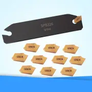 Wear Resistant Carbide Lathe Cutting Grooving Blade Cut-Off Parting Tool Holder