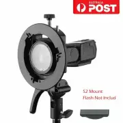 Godox S2 Flash Bowens Bracket S-type For Godox V1 AD200Pro TT685II AD400Pro