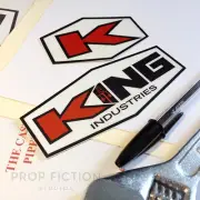 Cosplay Display: The World is Not Enough TWINE - Prop King Stickers / Set Decals