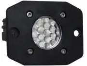 Rigid 20631 Ignite Flood Diffused White Rectangle LED Single Light Kit Set Black
