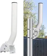 Starlink Mount, Wall Pole Roof Mount for V2 Rectangle Dish Antenna, Starlink Mounting Kit, J Pole Mounting Bracket