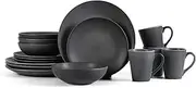 [Stone Lain] Grao Stoneware 16-Piece Dinnerware Set, Grey