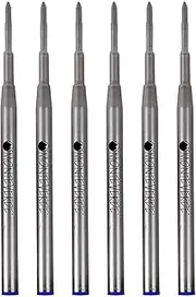 Monteverde Fine Gel Ballpoint Refill For Montblanc Gel Ballpoint Pens, 6/Pack, Blue (M423BU)
