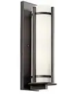 Kichler 49120AVI Camden 2-Light 19.5" Small Outdoor Wall in Anvil Iron