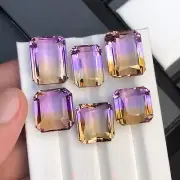 Natural 152.40 Carat Bi Color Ametrine Faceted Octagon Faceted Loose Gemstone