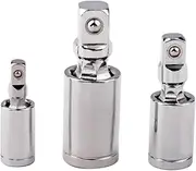 Hoement Wide Range Universal Joint Sockets 3pcs Set Socket Grip Adapter 1/2'' 3/8'' 1/4'' Long-lasting