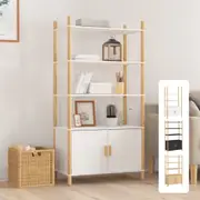 Highboard Engineered Wood Cupboard Sideboard Cabinet Multi Colours vidaXL
