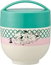Skater LDNC6AG-A Antibacterial Insulated Lunch Box, Rice Bowl Shaped Lunch Jar, 19.3 fl oz (540 ml), Moomin, Colorful