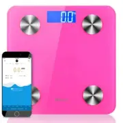 NNEAGS Wireless Bluetooth Digital Body Fat Scale Bathroom Health Analyser Weight