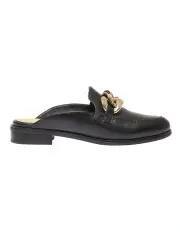 [Sandler] Pivot Flats Shoes in Black Leather