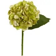 12” Artificial Hydrangea Green Flower Set Of 12 Nearly Natural Home Decor