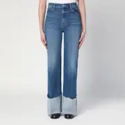 [Mother] Jeans The Hustler Roller Heel Cuff Fray 30 Blue