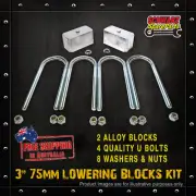 3" 75mm Lowering Blocks Kit for CHRYSLER Valiant VC VE VF VG VH VJ VK SV1 AP (for: Chrysler)