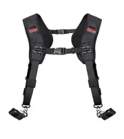 ztowoto Double Shoulder Camera Strap Harness Quick Release Adjustable Dual