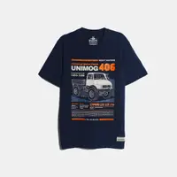 在飛比找蝦皮購物優惠-阿克托加斯波爾 T 恤 UNIMOG 406 海軍藍