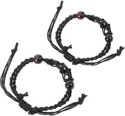 [ULDIGI] Sturdy Crystal Holder Bracelet Empty Cage Adjustable Elastic Cord Bracelet Elastic Pouch