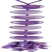 Amethyst Heart Crystals Hanging Ornament, Healing Stones Tumbled Gemstones for C