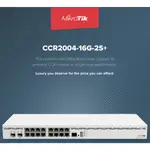 【ROUTEROS台灣代理】公司貨 MIKROTIK CCR2004-16G-2S+ 高性能10G路由器