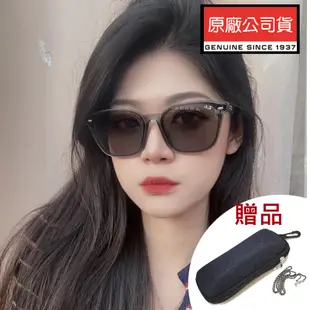 RAY BAN 雷朋 亞洲版 時尚太陽眼鏡 RB4392D 645087 時尚透晶灰 公司貨