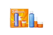 Ole Henriksen 3 Mega Wonders Set: Banana Bright Vitamin C Serum 15ml + Glow2OH Dark Spot Toner 190ml + C-Rush Brightening Gel Crme 35ml 3pcs