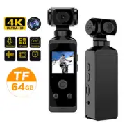 Handheld Action Camera 4K UHD WiFi 30M Waterproof Rotatable Pocket Sport Camera