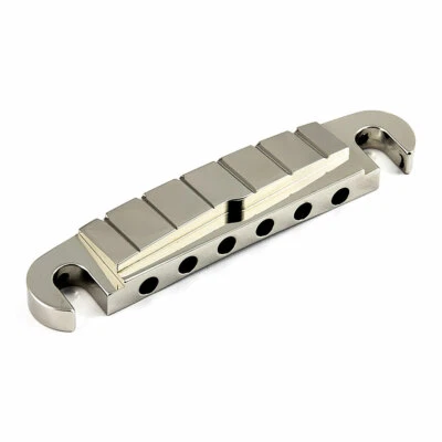 ABM 3025 Modern Compensated Wraparound Bridge Tailpiece (Nickel, Brass)
